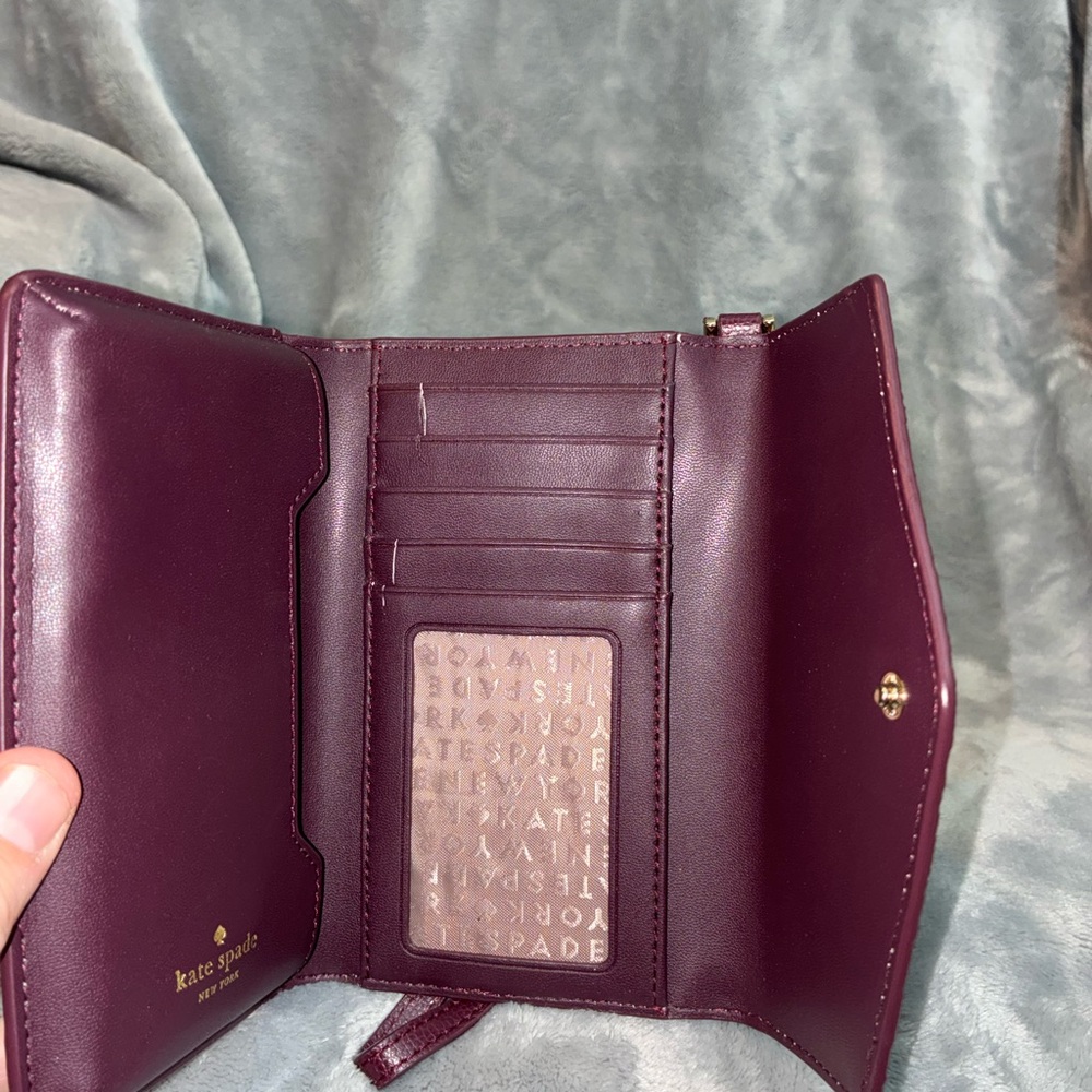 kate spade Glitter Envelope Wristlet in Berry Pink - Picture 4 of 4